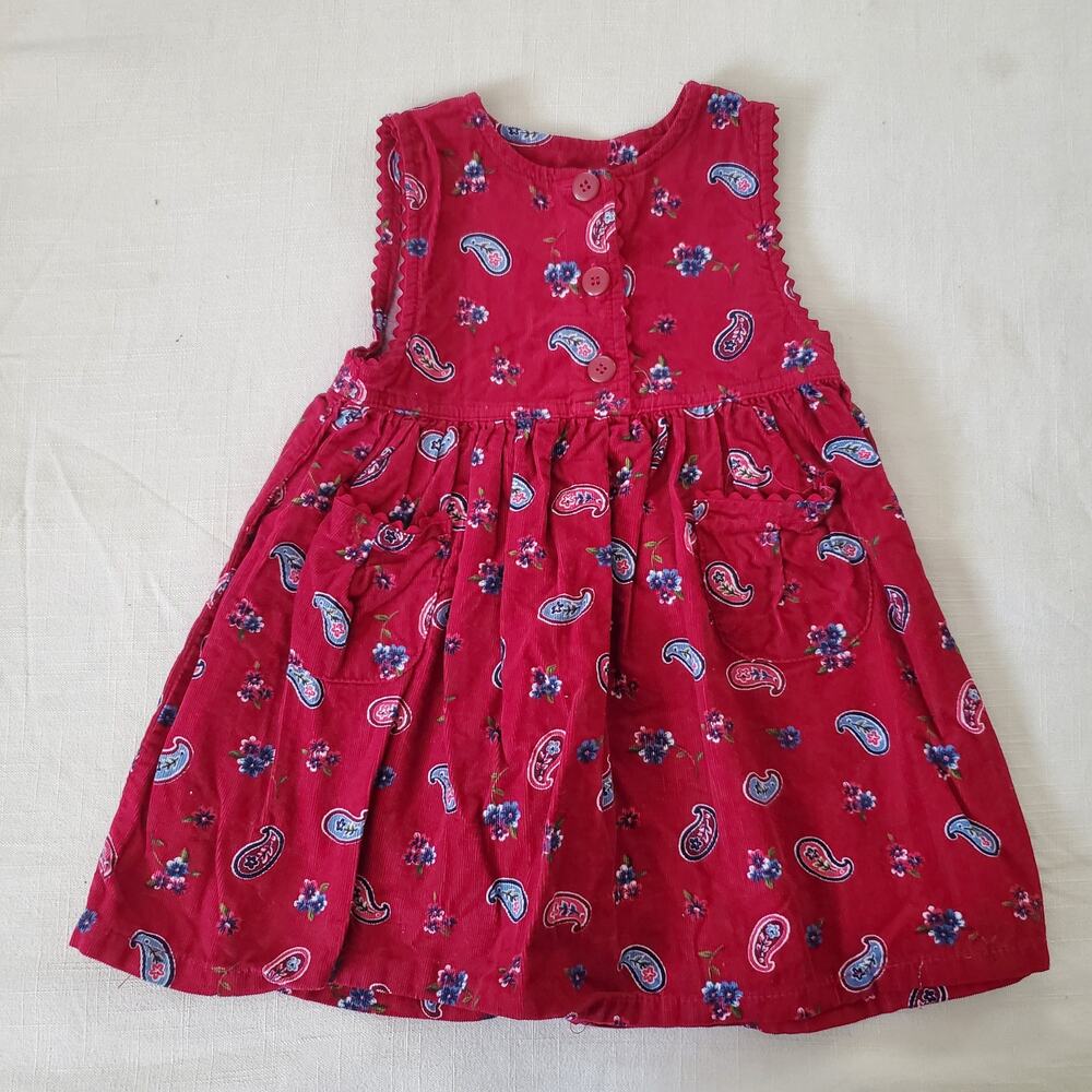 Vintage McKids Floral Paisley Dress 24 months